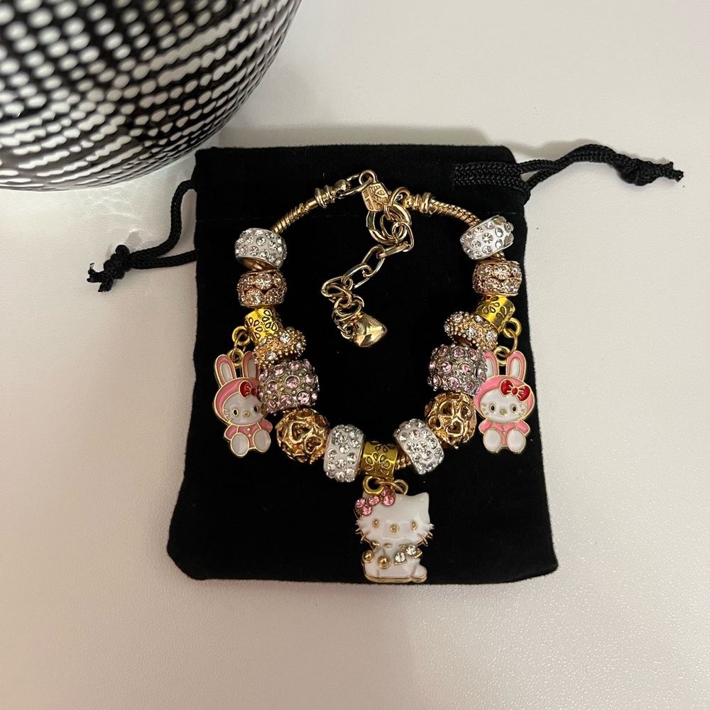 Hello Kitty Charm Bracelet New!